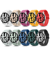 1 x RAW Customer Returns MoKo 10 Pack Strap Compatible with Samsung Galaxy Watch 7 FE 6 5 4 Strap 40mm 44mm Watch 6 Classic 43mm 47mm Watch 5 Pro 45mm Watch 4 Classic 42mm 46mm, Soft Silicone Replacement Strap, Multicolor - RRP €24.99