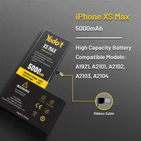 1 x RAW Customer Returns Yodoit 5000mAh Battery for Phone XS maxe Replacement Battery High Capacity Battery 0 Cycle for Model A1921, A2101, A2102, A2103, A2104 with Full Repair Tools Kits - RRP €30.24