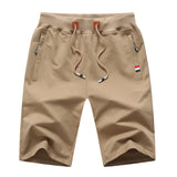 1 x RAW Customer Returns Tansozer Shorts Men Shorts Summer Jogging Pants Short Cotton Gym Sweat Shorts Men Sport Fitness Training Shorts Khaki XL - RRP €35.69