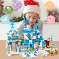 1 x RAW Customer Returns COGO Friends Girls Princess Castle Building Blocks Frozen Castle Construction Toy Sets Princess Toys for Girls from 6 Years Creative Gift Educational Toy 477 Pieces - RRP €39.12