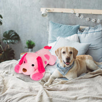 2 x Brand New Yamepuia Stuffed Animal Dog Plush Weighted Dog Plush Toy, 2.4LB Strawberry Dog Weighted Stuffed Animal, Stuffed Animal Dog Plush Toy Throw Pillow Plush Cuddly Toy Gift Stuffed for Children - RRP €38.72