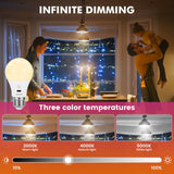 1 x RAW Customer Returns USB Rechargeable Battery Light Bulb With Remote Control, E27 Smart Color Changing Colored RGB Light Bulbs, 9 3 Color Temperature, 8W LED Dimmable Touch Control Battery Lamp With Timing Function, 2600mAh, 1 pack - RRP €12.36