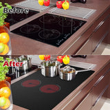 1 x RAW Customer Returns Stove Cover Plate Covers Electric Stove Cover Fireproof 53x75cm - EUBSWA Waterproof Glass Plate, Ceramic Glass Hob Protector Stove Cover Flat Oven Cover - RRP €22.99