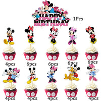 1 x Brand New HGSHUO cake decoration for Minnie cake decoration birthday cake decoration children s birthday cake topper Happy Birthday cupcake topper Mouse cake decoration birthday decoration 49 pieces - RRP €13.1