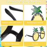 2 x Brand New GAROMIA Funny Glasses Sunglasses Hawaii Hawaiian Hawaii Tattoo Photo Props Hawaii party glasses set Hawaii Party Hawaii Sunglasses Glasses Party Gifts Women Children Carnival Costumes Cosplay - RRP €15.46