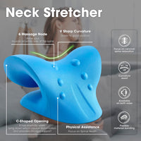 1 x RAW Customer Returns Anzorhal Neck Pillow Traction Equipment Cervical Pillow Traction Chiropractic Pillow for Neck Stretching, Neck and Shoulder Pain Relief, Cervical Spine Alignment - RRP €27.99