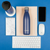 1 x RAW Customer Returns PROWORKS Stainless Steel Water Bottle, BPA Free Insulated Vacuum Metal Bottle for 12 Hour Hot 24 Hour Cold Drinks, Sports and Gym Water Bottle - 1 Liter - Midnight Blue - RRP €24.95