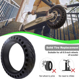 1 x RAW Customer Returns Monuary 2PCS E Scooter Tires 8 1 2 x2, 50 75-6.1 Solid Rubber Tires, Solid Rubber Tires 8.5 Inch for e Scooter Xiaomi Scooter 3 3 Lite Pro 2 M365 Cecotec and Allen 8.5 Inch Scooters - RRP €27.46