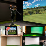 1 x RAW Customer Returns color tree 300x200cm 9.8x6.6ft Golf Simulator Screen - RRP €100.84