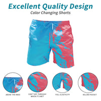 1 x RAW Customer Returns Kseyic Men s Color Changing Swim Trunks Men s Swim Trunks Temperature Sensitive Quick Drying Shorts, Blue to Purple, XL - RRP €24.0