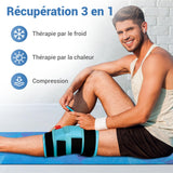 4 x RAW Customer Returns Comfytemp Reusable Knee Ice Pack, Hot and Cold Therapy for Knee Replacement Surgery, for Knee Pain Relief, Swelling, Sprains - RRP €119.96