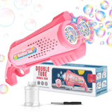 7 x Brand New Panacare Electric Bubble Gun, Large Bubble Machine Gun 10000 Minute with Bubble Solution, Bubble Toy Gift for Children Birthday Party Wedding - RRP €162.26