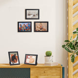 1 x RAW Customer Returns EXYGLO set of 12 picture frames 10x15 cm, black photo frame collage for 15x10 cm photos and pictures, modern frame light and thin - wall or table stand - RRP €28.96