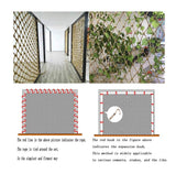 1 x RAW Customer Returns Children s safety net, universal protective net, nylon climbing net, hemp rope net, child safety net, balcony stair net, photo wall decoration, partition, ceiling net, obstacle protection, garden fence net, 2x4m - RRP €30.24