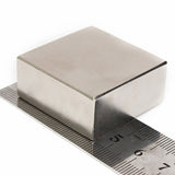 1 x RAW Customer Returns AOMAG Strong N52 rectangular neodymium magnets 40 x 40 x 20mm - RRP €58.32