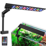 1 x RAW Customer Returns Zingbabu Aquarium LED Lighting, 30-50CM 20W Clip On Aquarium Light, 270 Rotation Aquarium Lamp, Exclusive for 2-15 Gallon Fish Tanks, Fresh Water Aquarium LED for Plants - RRP €39.97