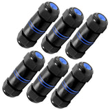 1 x RAW Customer Returns VCELINK Waterproof RJ45 Splice Cat6 Cat5E Cat5, 6 Pack Outdoor Shielded Dual Female RJ45 Connector, IP67 Ethernet Cable Splice - RRP €29.99