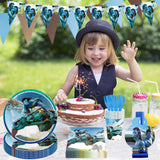 1 x Brand New Children s birthday party tableware, theme party tableware set, including plates, paper towels, balloons, tablecloths, flags, forks etc, suitable for 10 guests - RRP €19.2