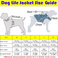 1 x RAW Customer Returns Life Jacket Dog Pet Life Jacket Dog Life Jacket Swimsuit Pet Swimming Vest for Dogs Lifesaver Size Adjustable with Handle for Small Medium Large Dogs L, Red Pet Dog Life Jacket  - RRP €23.99