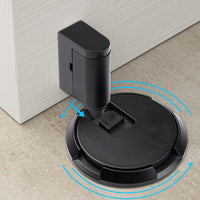 1 x RAW Customer Returns Door stop floor self-adhesive heavy door holder door stopper without drilling height-adjustable door buffer wall protection door stopper with 3M adhesive tape screws door stopper, black - RRP €20.16