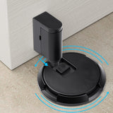 1 x RAW Customer Returns Door stop floor self-adhesive heavy door holder door stopper without drilling height-adjustable door buffer wall protection door stopper with 3M adhesive tape screws door stopper, black - RRP €20.16