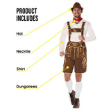 1 x RAW Customer Returns Morph Men s Tyrolean Costume, Men s Tyrolean Outfit, Men s Tyrolean Clothes, Men s Oktoberfest Costume, Men s October Fest Clothes, Men s Oktoberfest Costume, Men s Bavarian Outfit, Halloween Outfit M - RRP €35.7