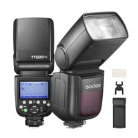 1 x RAW Customer Returns Godox TT685II-C Thinklite E-TTL Camera Flash, Speedlite Autoflash GN60, 2.4G Wireless Transmission, TCM Function, HSS 1 8000s, Compatible with Canon DSLR Camera 5D 6D 7D 77D 80D 100D 200D 750D 750D - RRP €142.19