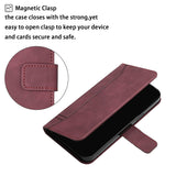 2 x Brand New QIWEIQING Compatible with mobile phone case for Samsung Galaxy A51 4G case, mobile phone Samsung Galaxy A51 4G case, leather flip case mobile phone case protective cover for Samsung A51 4G case Red Wine HX - RRP €22.4