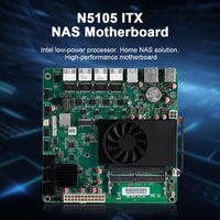 1 x RAW Customer Returns Szbox Celeron N5105 Industrial Computer Motherboard Socket Thread Low Power Processor 4x2.5G i225 Network M.2 Slot 6xSATA NAS 4 Cores 4 USB DP HD - RRP €150.25