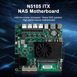 1 x RAW Customer Returns Szbox Celeron N5105 Industrial Computer Motherboard Socket Thread Low Power Processor 4x2.5G i225 Network M.2 Slot 6xSATA NAS 4 Cores 4 USB DP HD - RRP €150.25