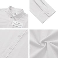 1 x RAW Customer Returns Friptspyg Men s Shirt Long Sleeve Linen Shirt Button Down Casual Shirts for Men Casual Regular Fit Shirt Summer Beach Shirt, White L - RRP €28.22