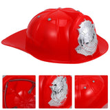 4 x Brand New Gadpiparty Fireman Hat Role Play Toy Fancy Dress Fireman Red Plastic Hat Firefighter Helmet Accessories For Halloween Role Play Christmas Party Favors Accessories Red - RRP €65.04