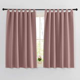 1 x RAW Customer Returns PONY DANCE Window Curtains - Double Curtain for Bedroom, Thermal Blackout Window Curtain, Solid Fabric, Polyester, Red Beans, 140 x 160 cm, 2 Pack - RRP €28.19