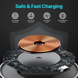 1 x RAW Customer Returns Wireless Charger, Fast Wireless Charger up to 20W Compatible with Samsung Galaxy S23 S22 S21 S20 S10, Compatible with iPhone 12 13 14 15 Series. - RRP €14.1