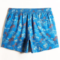 13 x Brand New MaaMgic Men s Swimming Trunks Quick Dry Mesh Interior 4-Way Stretch Vintage 80s 90s, Coconut Tree and Blue, S - RRP €280.8