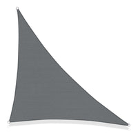 1 x RAW Customer Returns SUNNY GUARD Sun Sail Triangle 3x3x4.25m Sun Protection Breathable HDPE UV Protection for Balcony Terrace Garden, Grey Anthracite - RRP €25.99