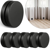 1 x RAW Customer Returns Jetec Round Magnetic Curtain Weights Shower Curtain Weights Strong Tablecloths Magnets Curtain Weights Waterproof Magnetic Curtain Weights for Curtains Tablecloth Black, 6  - RRP €20.18