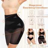 1 x RAW Customer Returns Werkiss Shapewear Women s Tummy Control Underpants High Waist Tummy Away Shape Bodice Pants Figure Shaping Underwear Tummy Control Body Shaper Leggings Bodice Pants 2 Black Mix Strong Control, M  - RRP €22.18