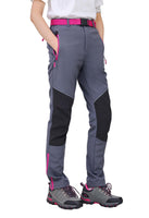 1 x RAW Customer Returns WORK IDEA women s outdoor pants for demanding hikes - waterproof material, elastic fit, winter warmth, contrasting color zippers and more - RRP €40.31