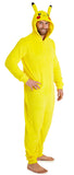 1 x RAW Customer Returns Pokemon Jumpsuit Men, Pikachu Onesie Men s Halloween Costume, Fleece Onesie Women and Overall Men S-XXL, Jumpsuit Cuddly Suit Women Yellow, 2XL  - RRP €41.64