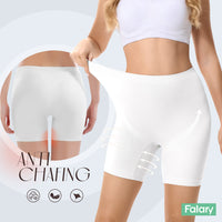 1 x RAW Customer Returns FALARY Underpants Women s Pants Under Dress Skirt Anti Chafing Short Leggings Summer Cycling Shorts, Yoga, Party, Daily Wear White M 3 Pack - RRP €20.23