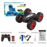 1 x RAW Customer Returns Pup Go 360 Spins Flips RC Stunt Car - Double-Sided 4WD High Speed 2.4GHz Remote Control Racing Car Toy for Kids, 360-Degree Rolling Rotation with LED Lights, Gift for Boys Ages 3 and Up - RRP €24.99