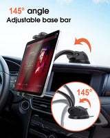 1 x RAW Customer Returns Car Dashboard Tablet Holder, Oilcan Car Dashboard Tablet Holder with Strong Suction Cup Adjustable Arm, for iPad Pro Air Mini, Galaxy Tabs, Lenovo, iPhone, Cell Phone and 4-13 Tablet - RRP €37.99