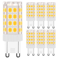 41 x Brand New Damtong G9 LED Warm White, G9 LED Lamps 5W Not Dimmable No Flickering, 400 Lumen, 3000K, LED G9 Bulb Energy Saving Replacement 40W 50W G9 Halogen Pack of 6 - RRP €450.59