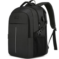 1 x RAW Customer Returns Large Men s Laptop Backpack 17 Inch Laptop Bag for School Work with USB Charging Port Waterproof Business Travel Notebook Bag School Backpack for Men Women Boys Teenager Black - RRP €41.99