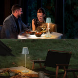 1 x RAW Customer Returns FUYO Table Lamp Wireless Dimmable Touch Control LED Table Lamp with Warm White 8 Colors RGB Outdoor Table Lamp Waterproof for Indoor Outdoor Patio Bedroom Dining Table Balcony BBQ Yellow  - RRP €49.18