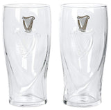 1 x RAW Customer Returns Guinness Guinness Logo Unisex Pint Glass Clear Glass 0.5L Alcohol Party Fan Merch - RRP €21.88