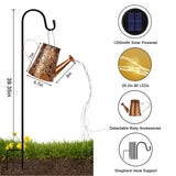 2 x RAW Customer Returns FLSEPAMB 2 Pack 90 LED Solar Watering Can for Outdoors, IP65 Solar Lamps for Outdoor Garden Decoration Outside, 1200 Mah Solar Watering Can with Fairy Lights, Solar Watering Can for Outdoors - RRP €64.52