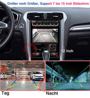 1 x RAW Customer Returns 1280 720Pixels Car Night Vision Rear View Camera Parking Camera Parking Aid Color Camera Reversing System Waterproof for VW Beetle Passat CC Polo Golf Scirocco Phaeton Seat Leon Skoda Superb Estate - RRP €46.38