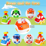 1 x RAW Customer Returns HappyKidsClub toys from 1 2 3 years, toy cars from 1 year baby toys children s toys from 1 year baby car toy wind-up car toddler toy car for children TUT TUT baby runabout - RRP €15.99